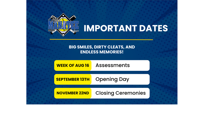 2025 IMPORTANT DATES!